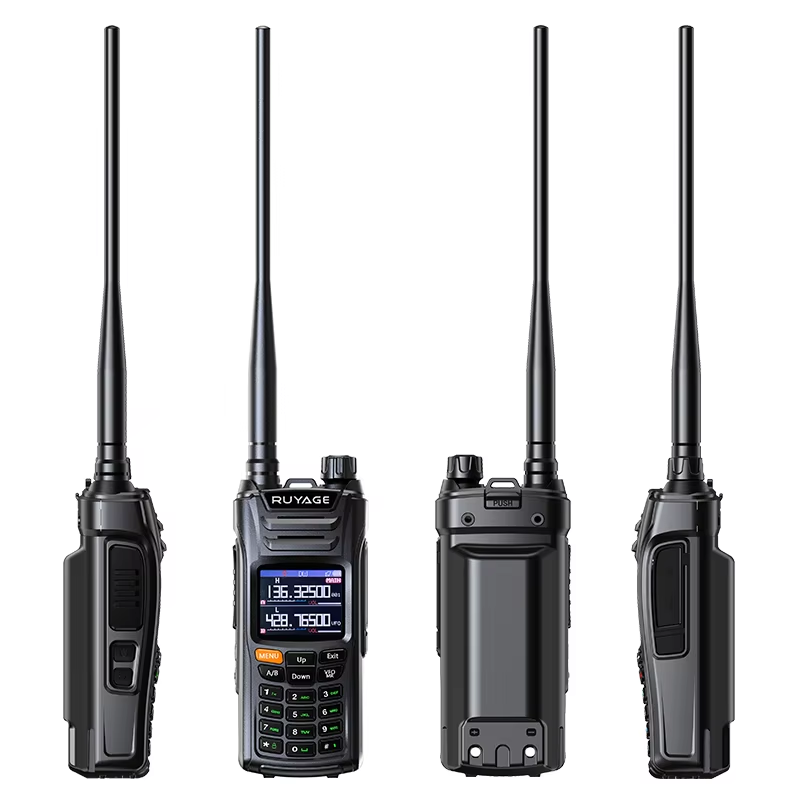 RUYAGE UV6D 6 Band VHF/UHF Analog Walkie Talkie with GPS