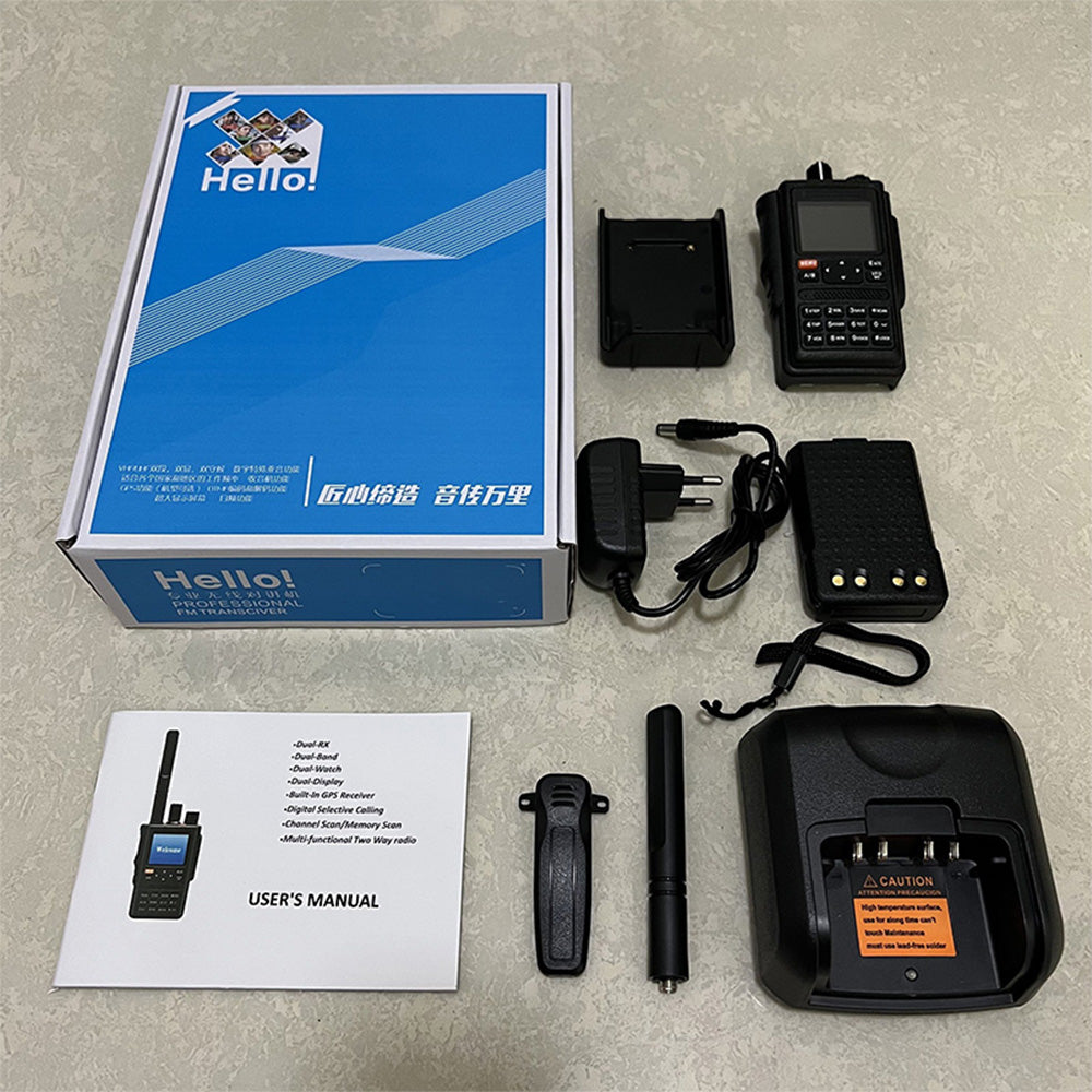 RUYAGE UVQ4 6-Band GPS Analog Walkie Talkie