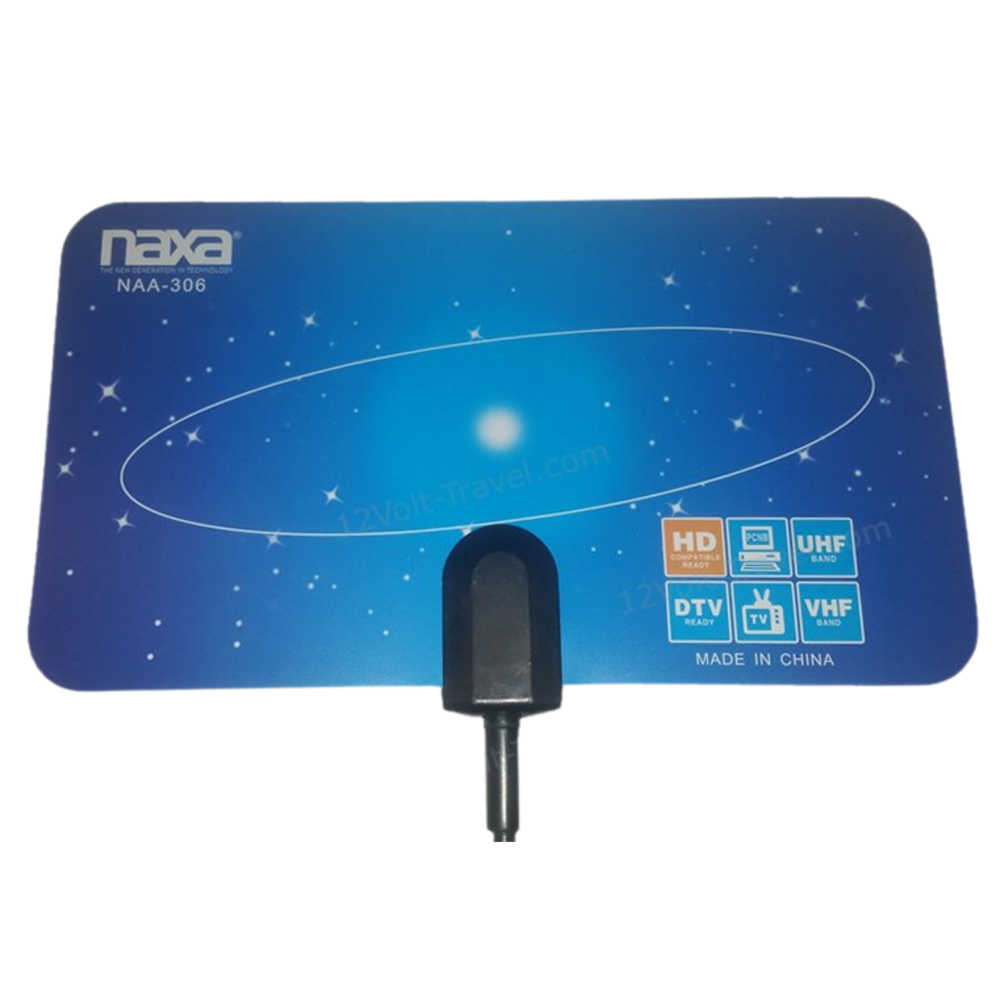 Naxa Ultra-Thin Flat Panel Style Powered Antenna For HDTV and ATSC Digital TV