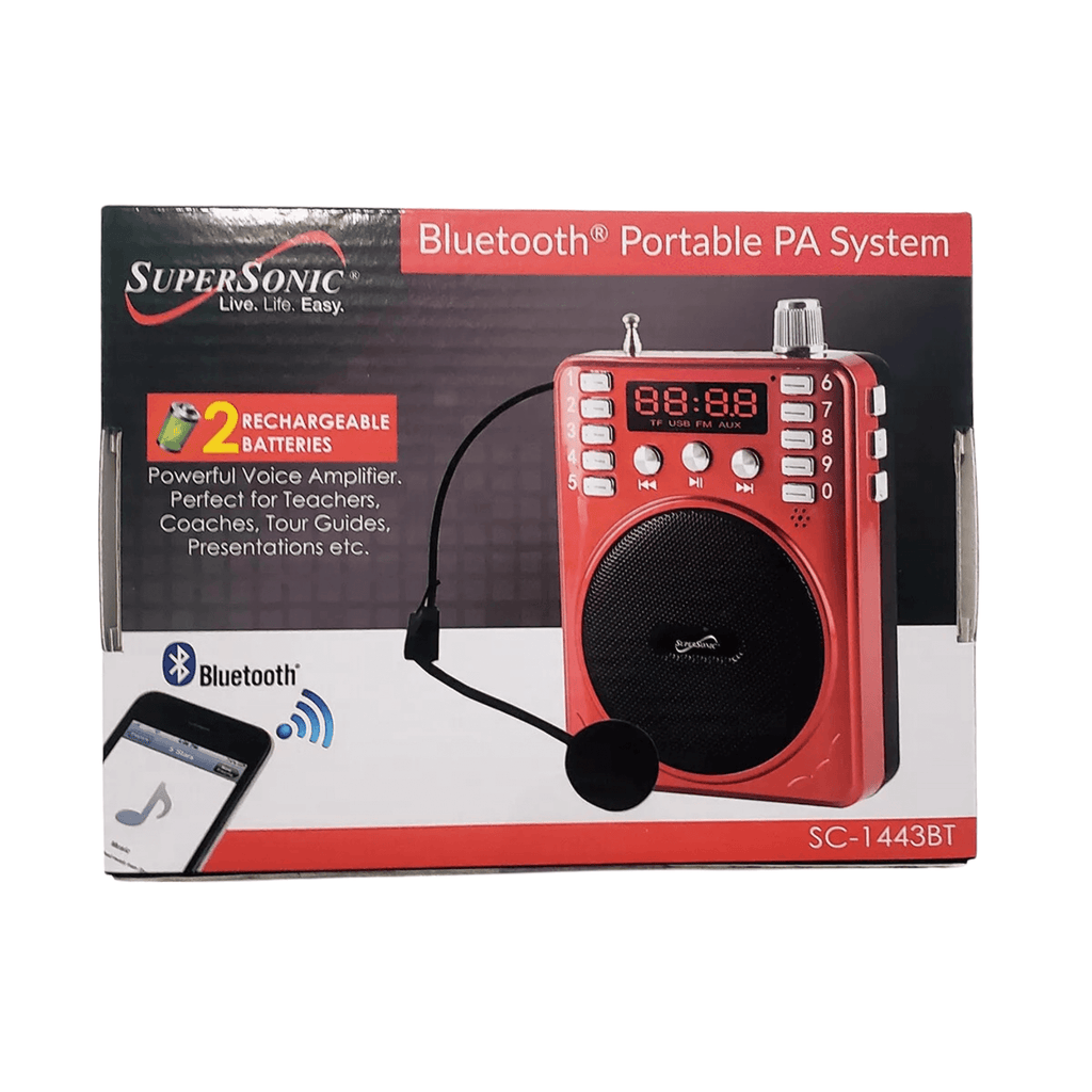 Supersonic Bluetooth Portable PA System