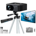 Supersonic Ultimate Soundbar Projector Combo with Built-In Bluetooth and RGB LED Lights