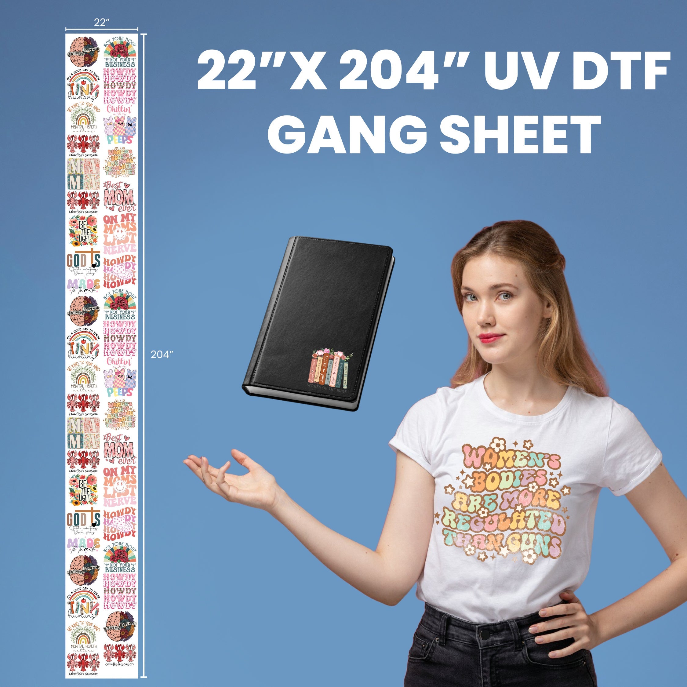3D UV DTF - Create a Gang Sheet