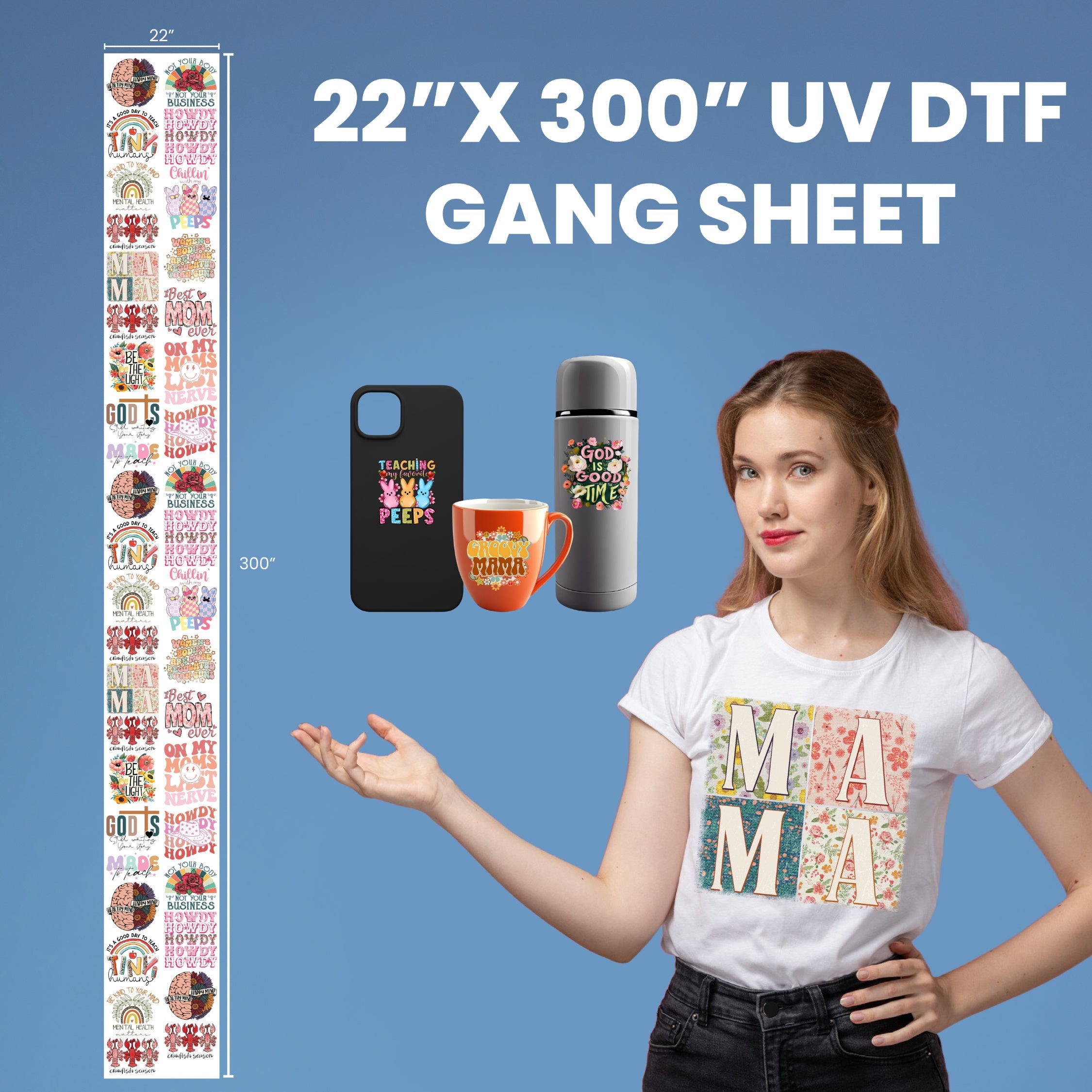 3D UV DTF - Create a Gang Sheet