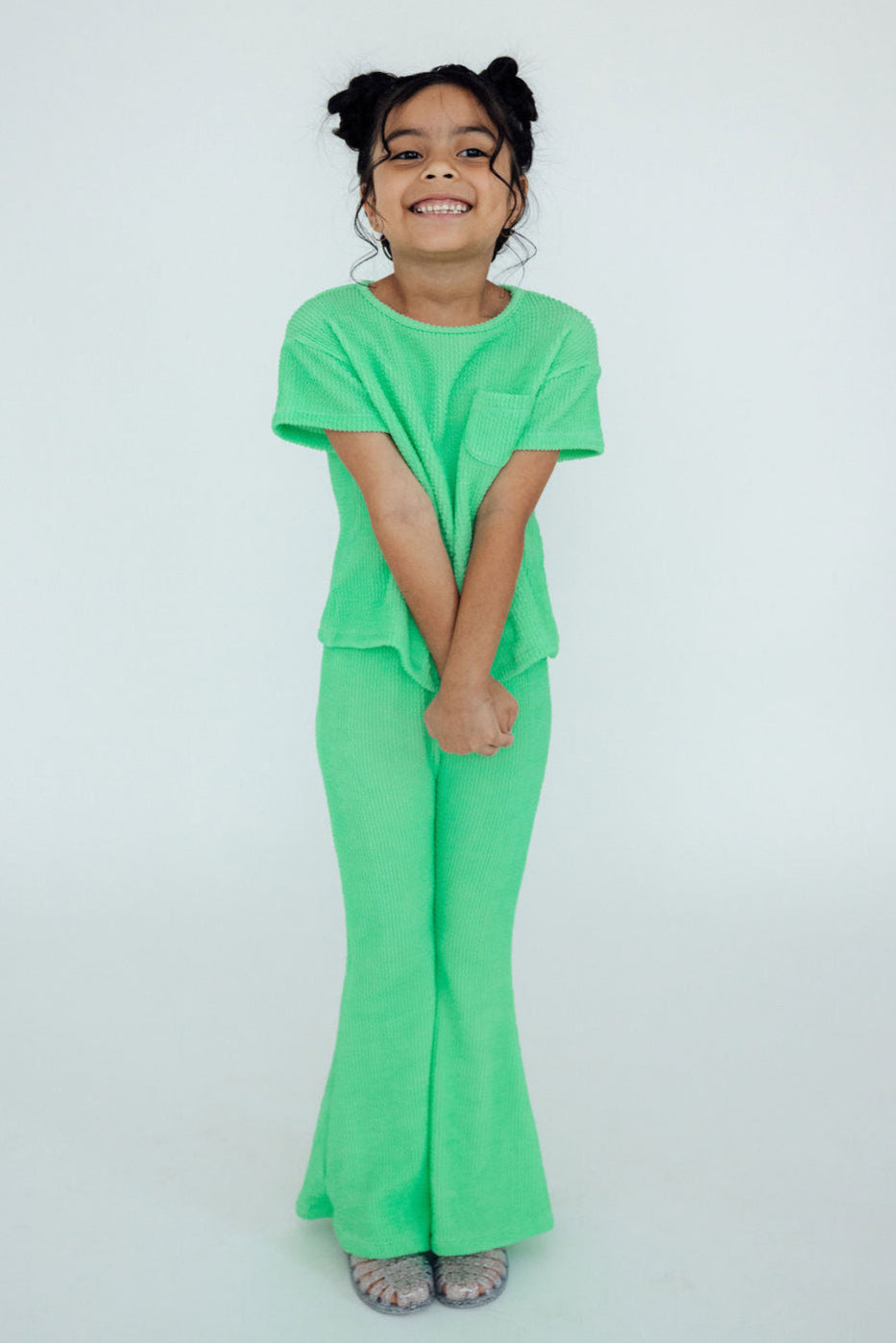 SALE Seafoam Green Scrunchy Pocket Tee