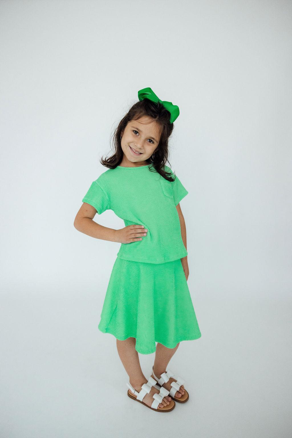 SALE Seafoam Green Scrunchy Pocket Tee