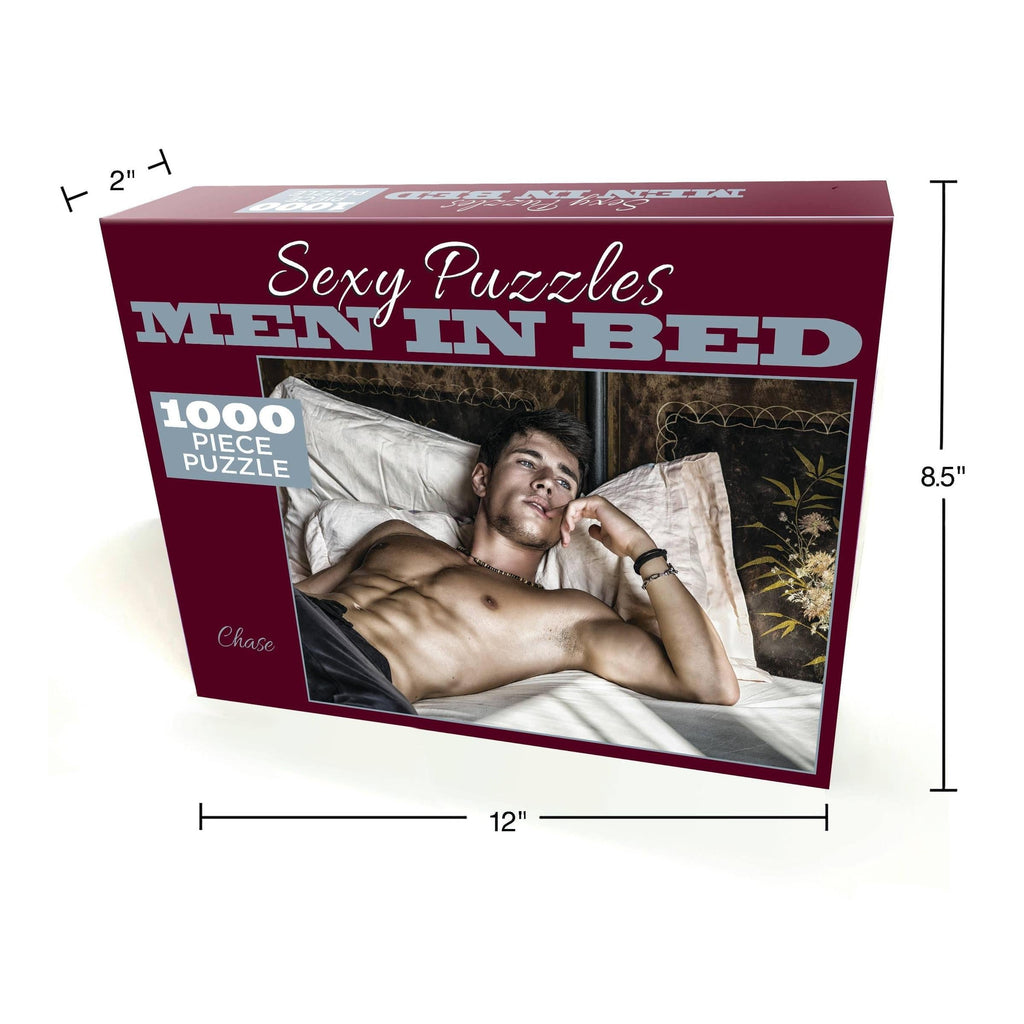 Sexy Men in Bed Puzzles | Funny Gift, Bachelorette Activity | 1000-Piece Jigsaw | 3 Style Options