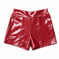 [Size M-3X] Shiny Short Firework in Red | Metallic Stretch Fabric