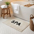 Spa Bath Mat | Soft Cotton Bathroom Rug | 20" x 30"