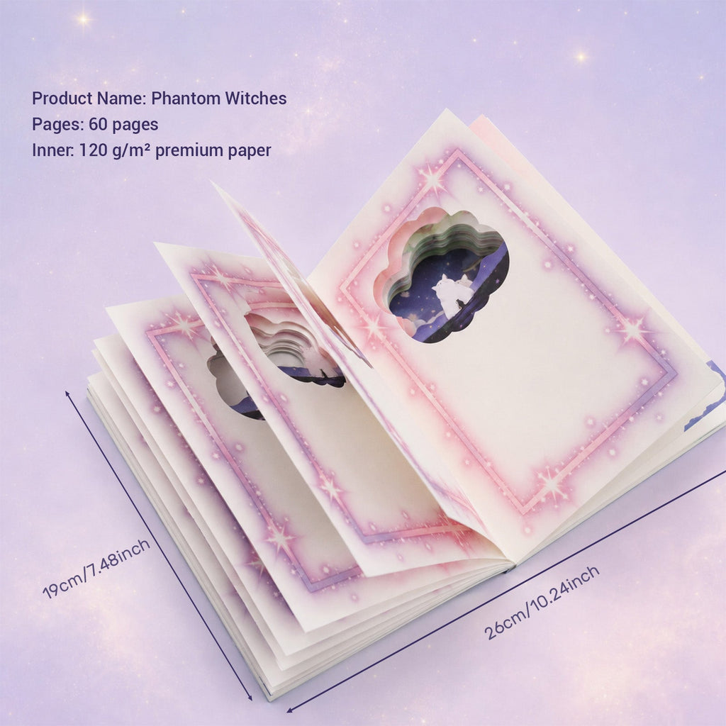 Starlit Fairy Dreams 3D Cutout Journal | 60 Pages