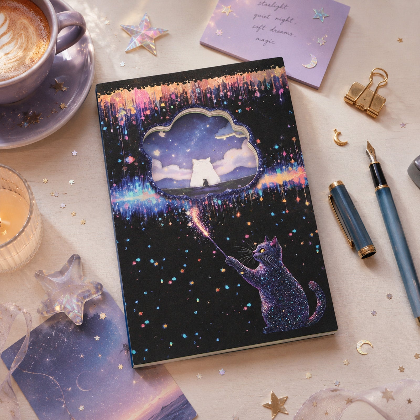 Starlit Fairy Dreams 3D Cutout Journal | 60 Pages