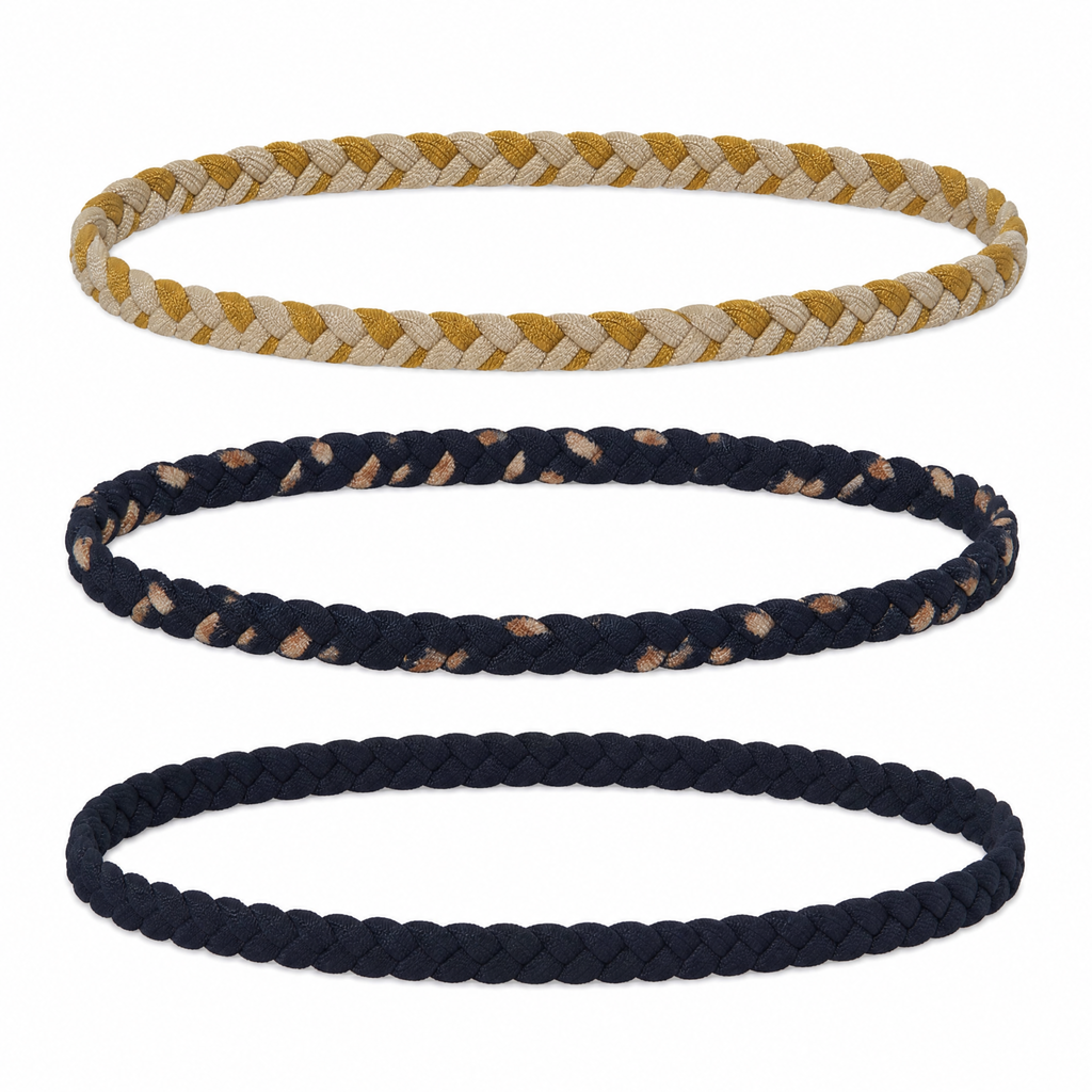 Stretchy Braid Headbands | Yoga Workout Headband Packs and Singles