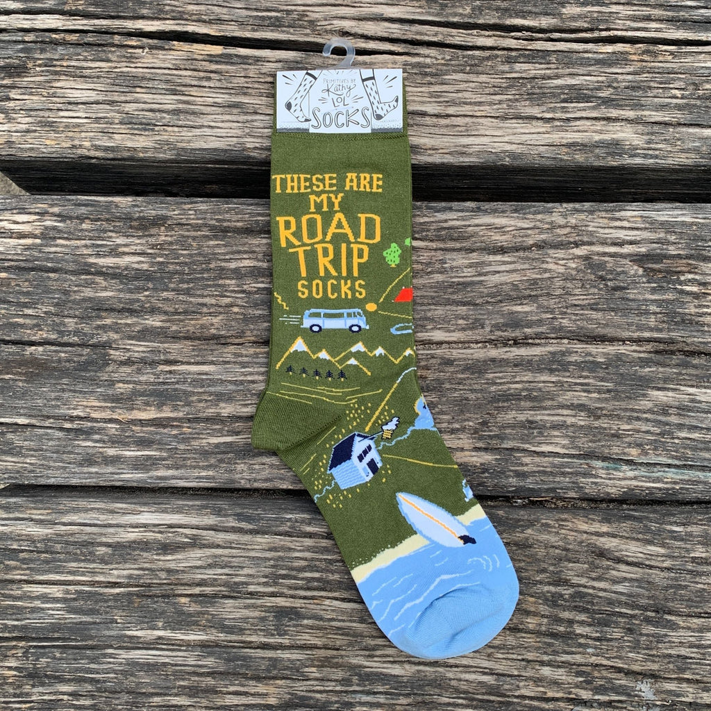 These Are My Road Trip Socks | Fun Travel-Inspired Crew Socks