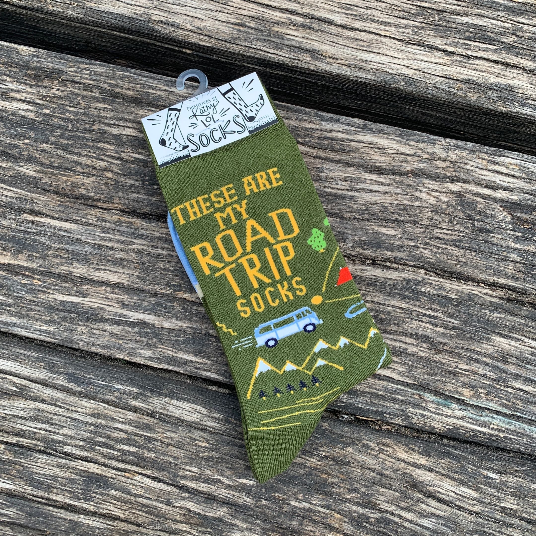 These Are My Road Trip Socks | Fun Travel-Inspired Crew Socks