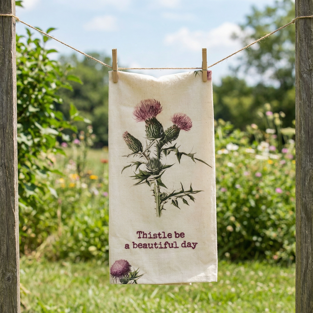 Thistle Bundle | Knock Your Socks Off Journal & Be a Beautiful Day Towel