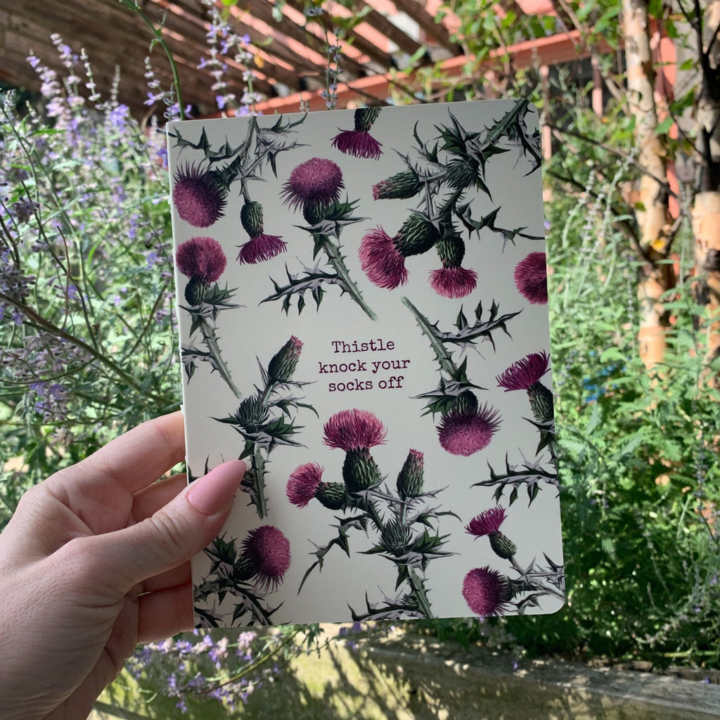 Thistle Bundle | Knock Your Socks Off Journal & Be a Beautiful Day Towel