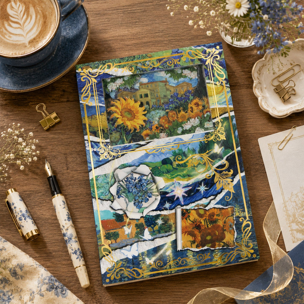 Van Gogh's World 3D Cutout Journal | 50 Pages