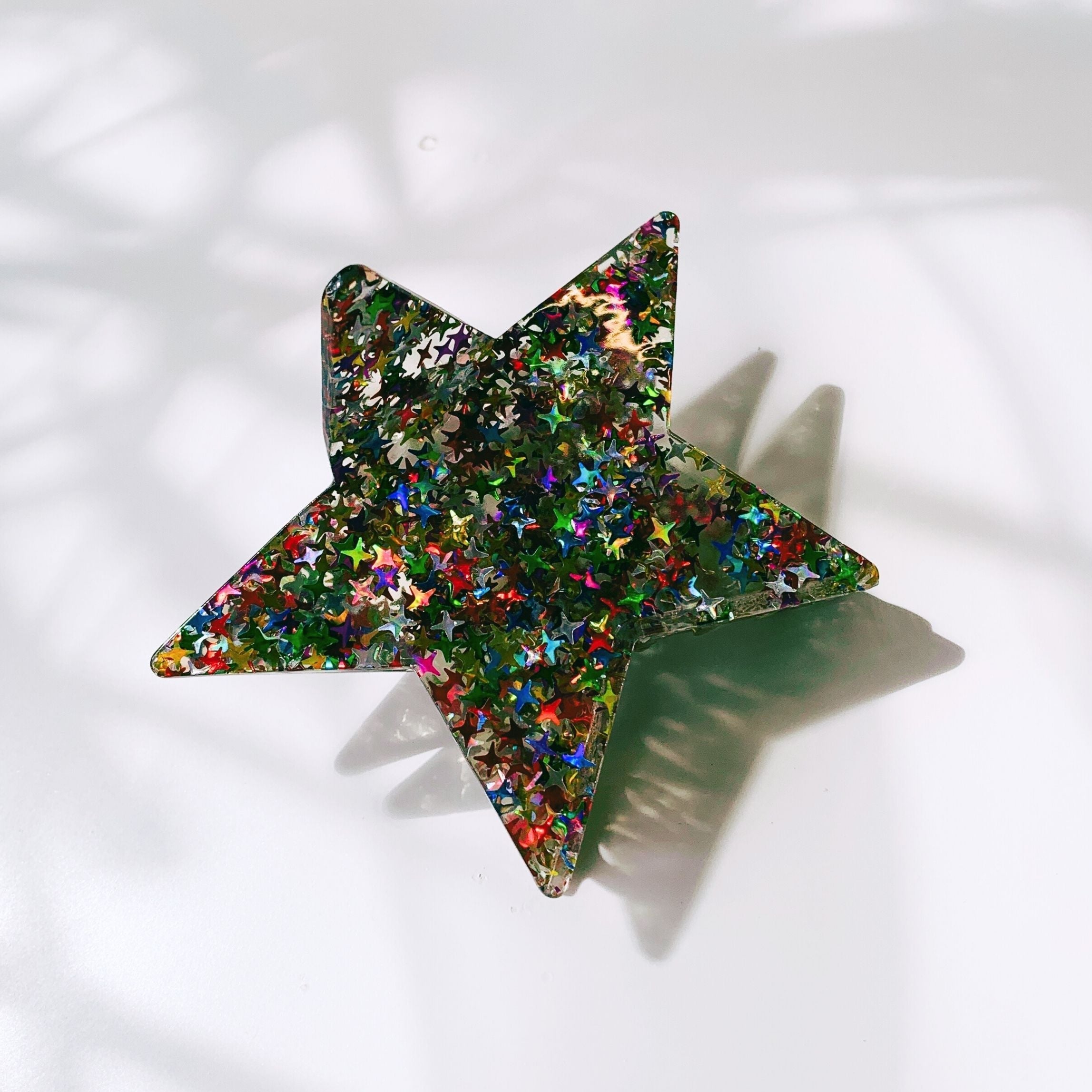 Velvet Claws Glitter Star Hair Claw