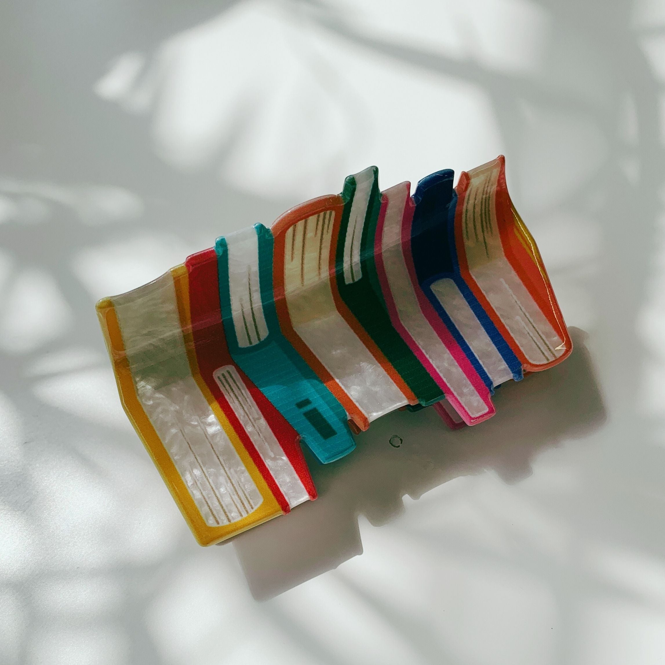 Velvet Claws Stack of Books Hair Clip