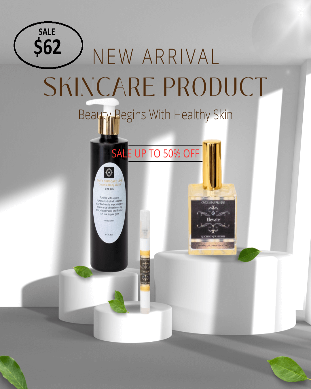 Organic Body Wash Bundle for Men