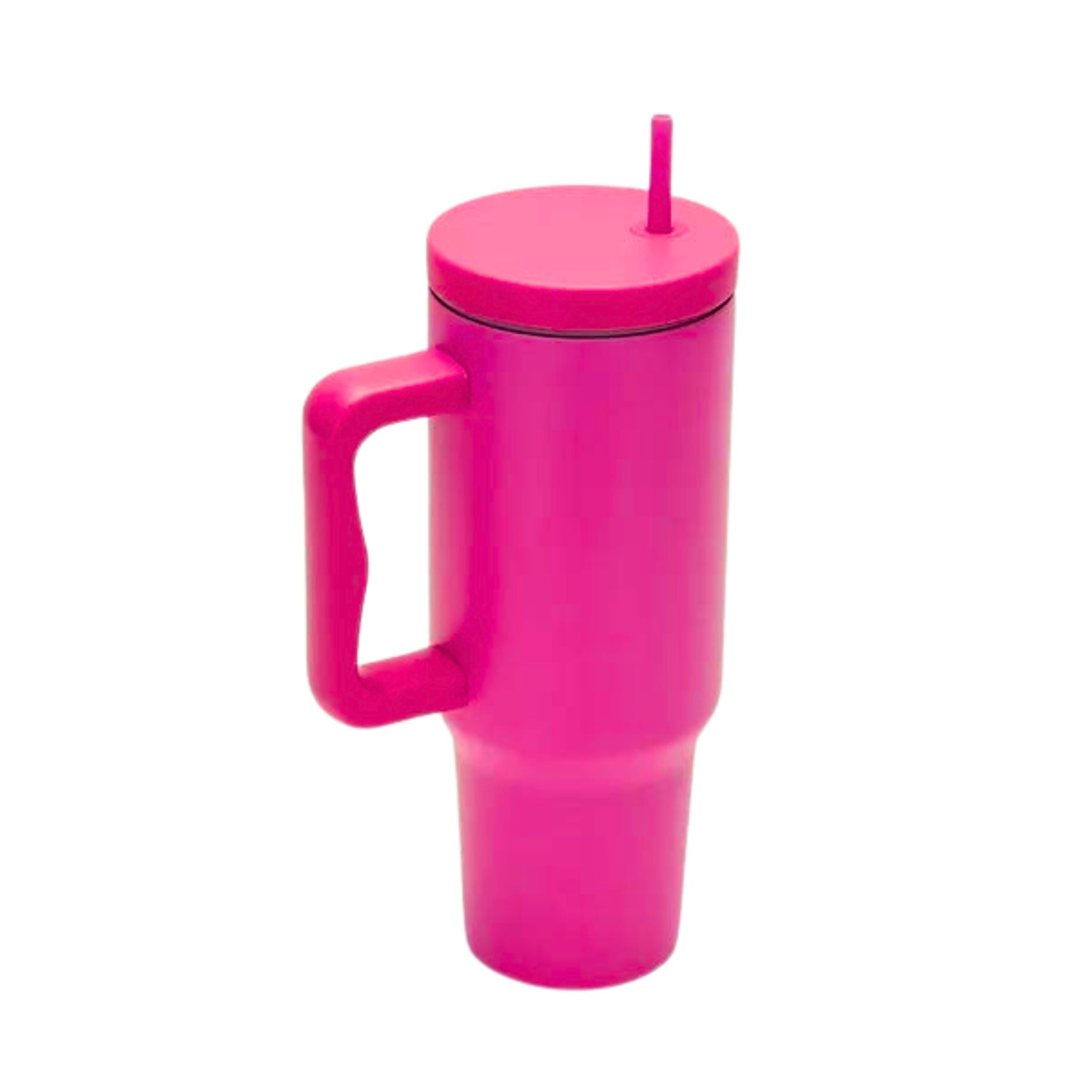 Monocolor Cold Cup Tumbler 40 Oz Handle Travel Mug