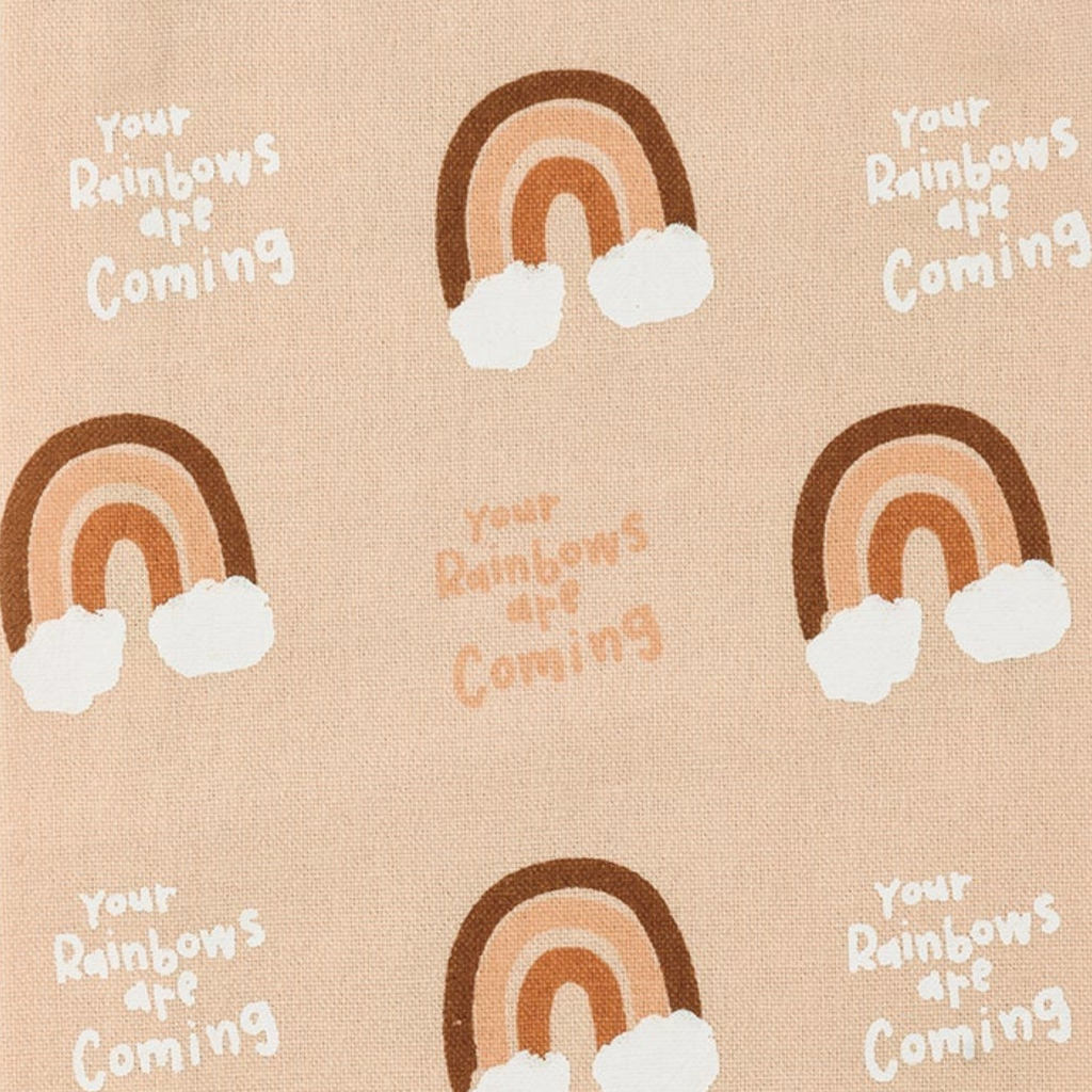 Your Rainbows Are Coming Dish Cloth Towel | Sympathy, Housewarming, or Graduation Gift
