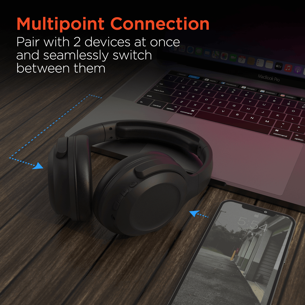 HyperGear Stealth2 ANC Wireless Headphones