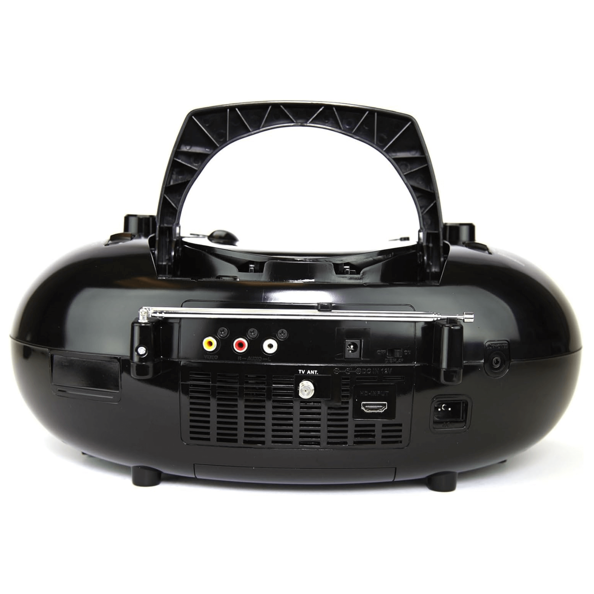 Emerson 7" Bluetooth DVD Boombox w AMFM Radio, Stereo Speakers & Multi-Media