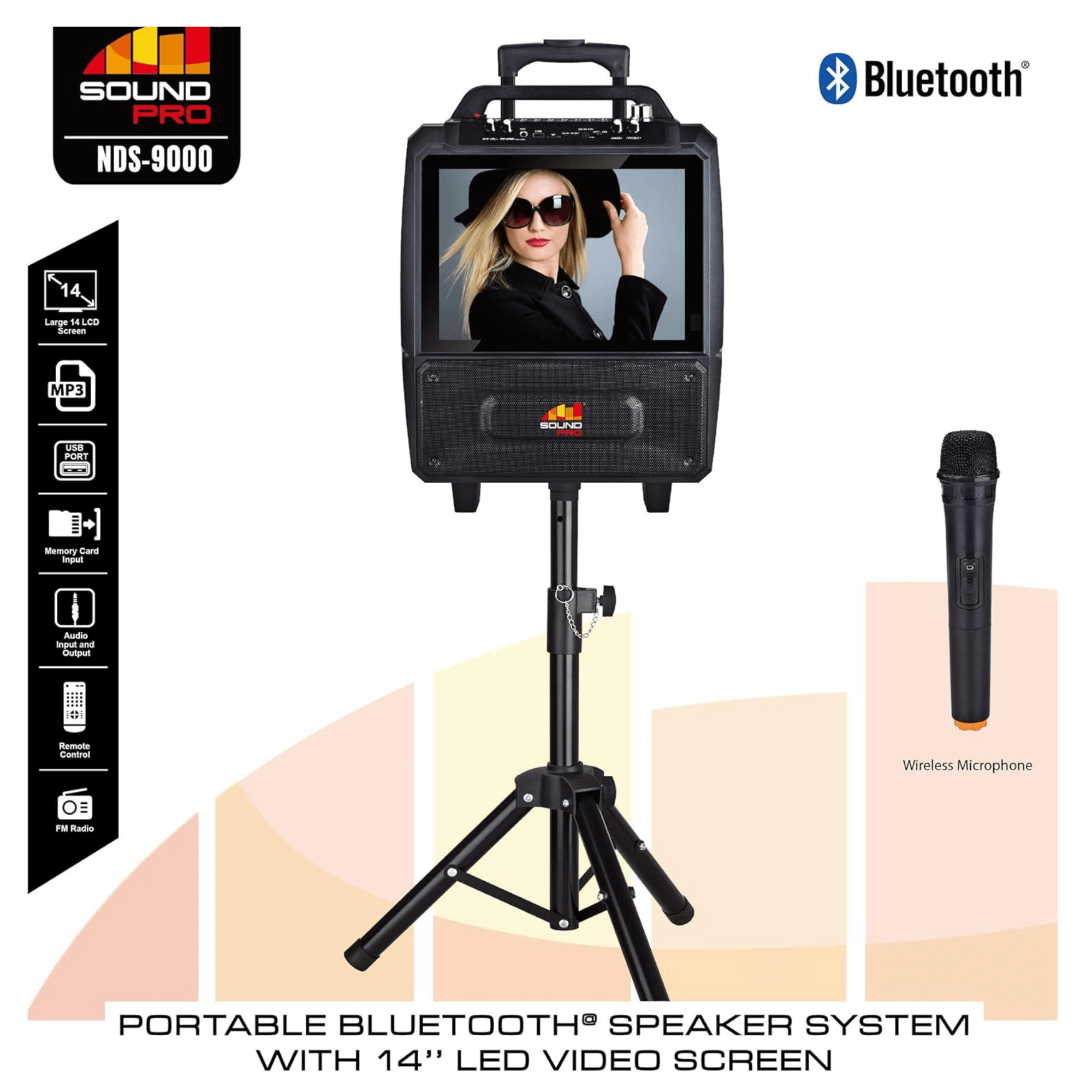 Naxa Portable Bluetooth Speaker System - Refurbished