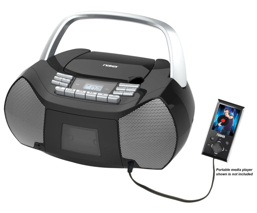 Naxa Portable CD & Cassette Boombox
