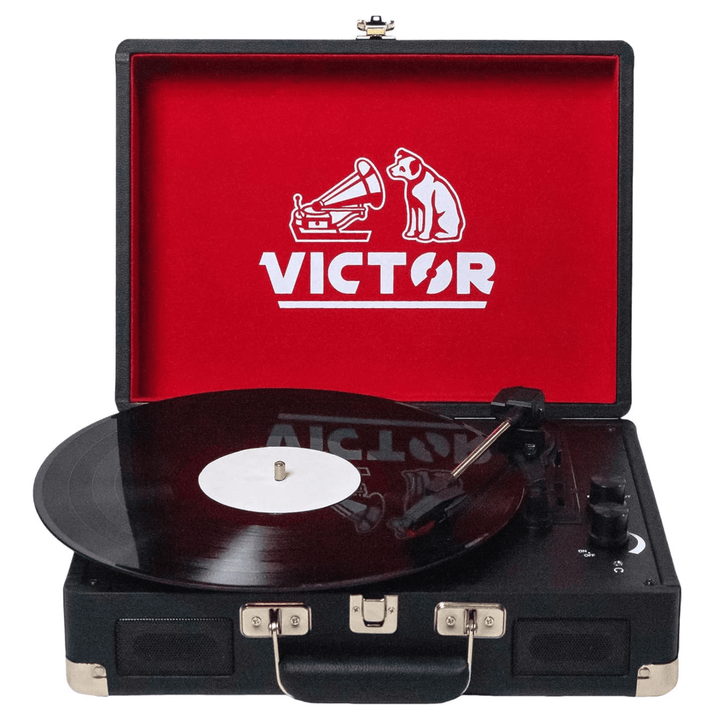 Victor Metro Dual BT Suitcase Turntable Black - Refurbished