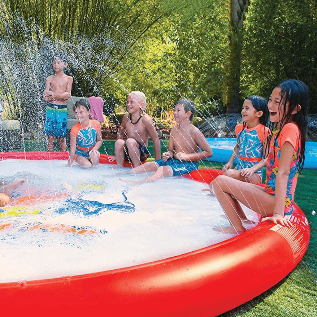 WOW Watersports Super Splash Pad 12' with Adjustable Sprinkler and Wading Pool