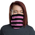 Pink Bars Neck Gaiter