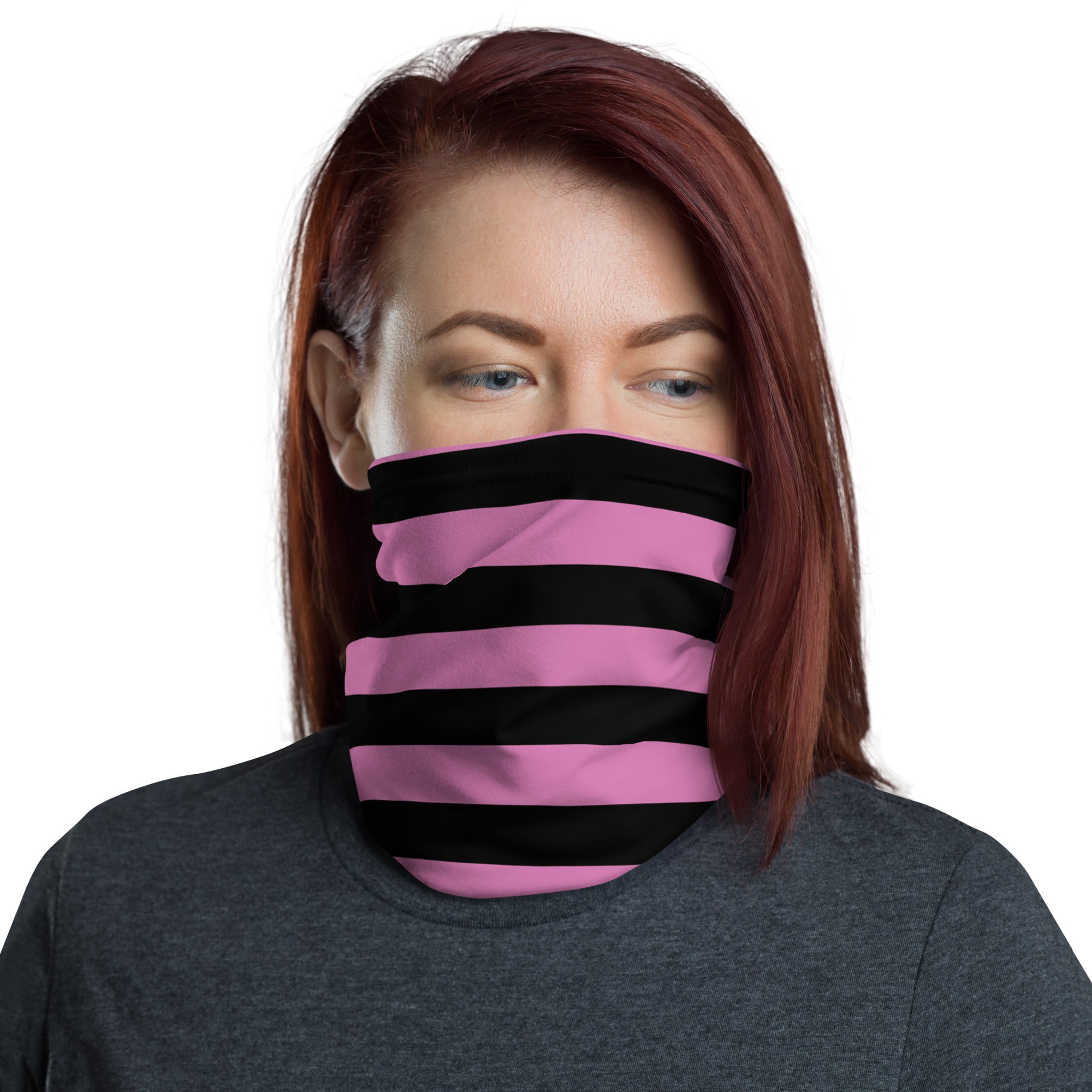 Pink Bars Neck Gaiter