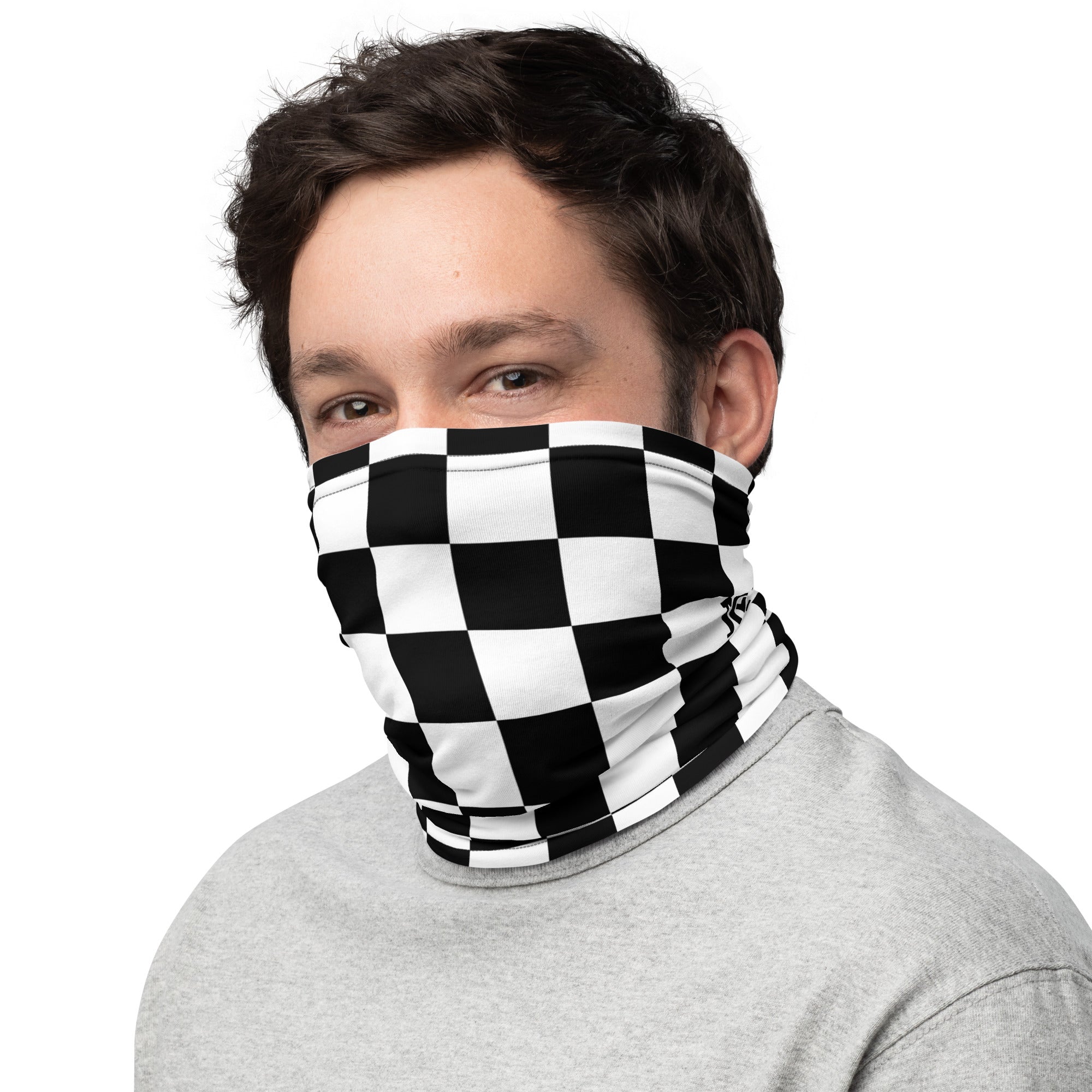 CM Checkered Flag Neck Gaiter