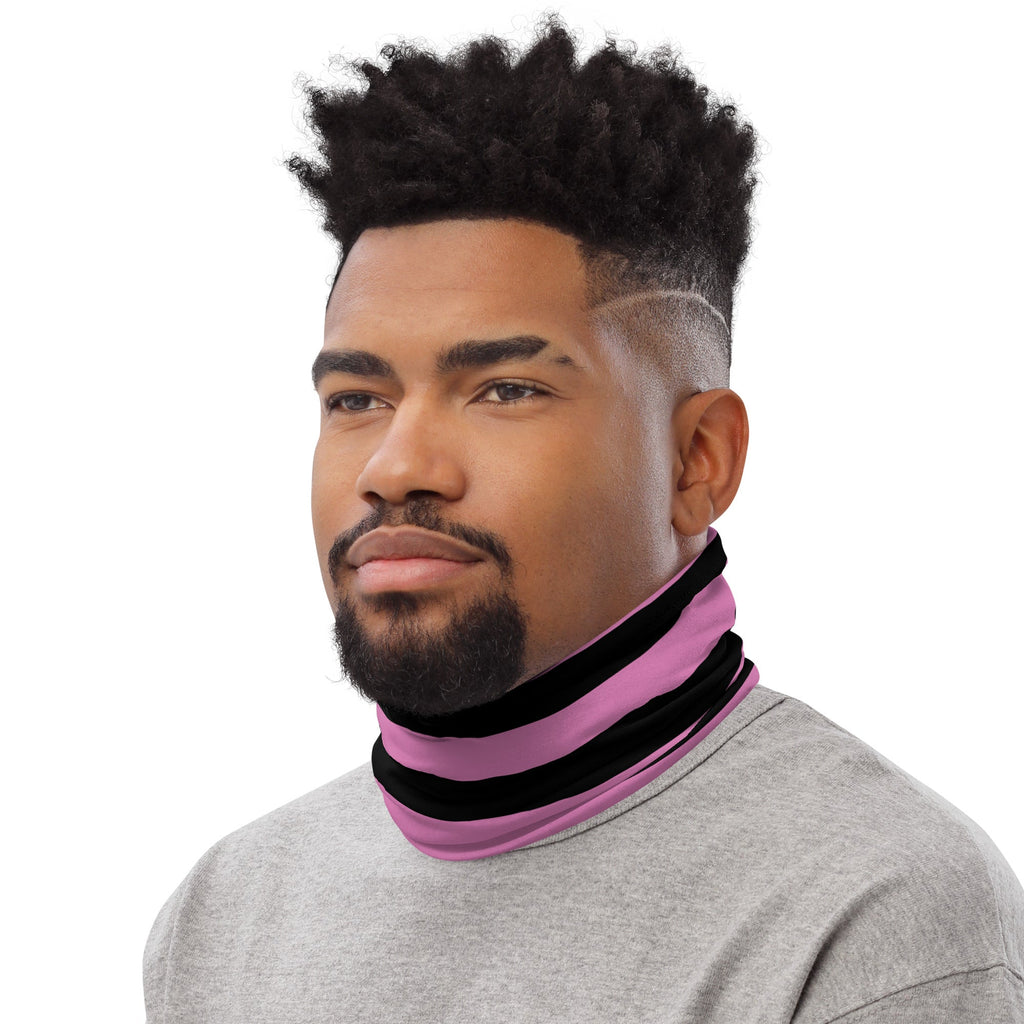 Pink Bars Neck Gaiter