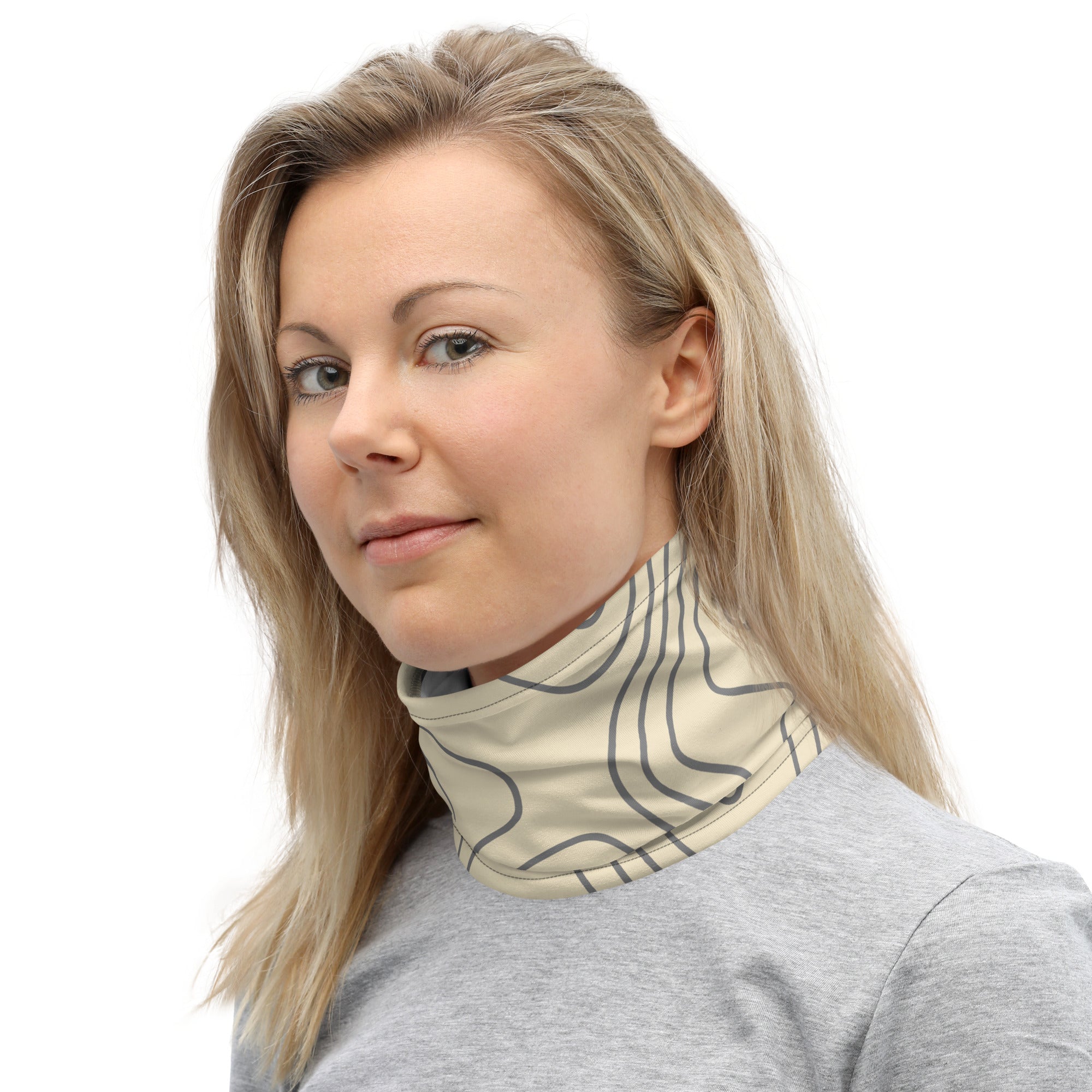 Natural Topo Neck Gaiter