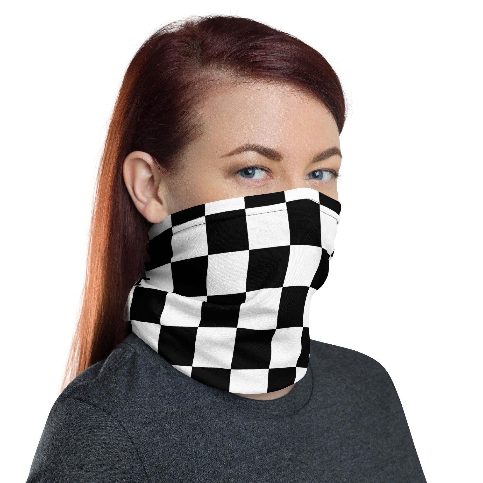 CM Checkered Flag Neck Gaiter