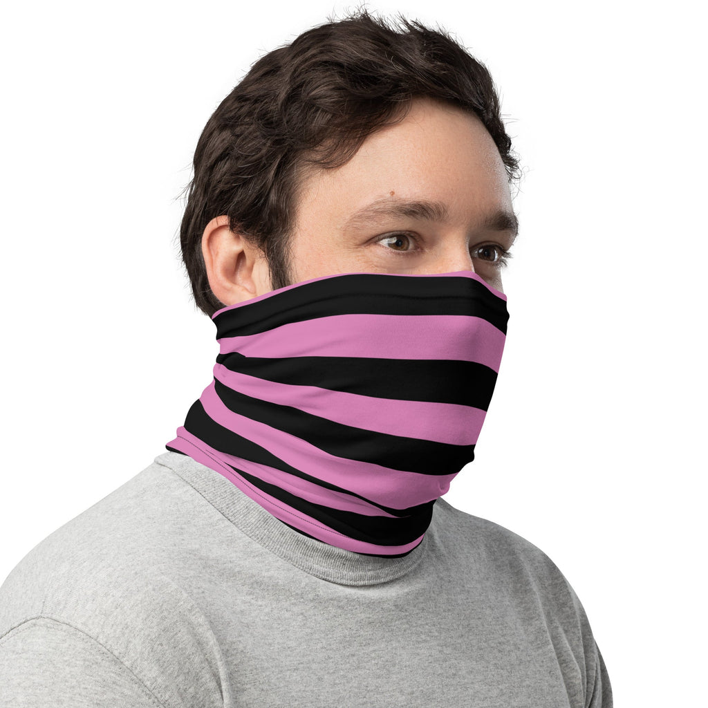 Pink Bars Neck Gaiter