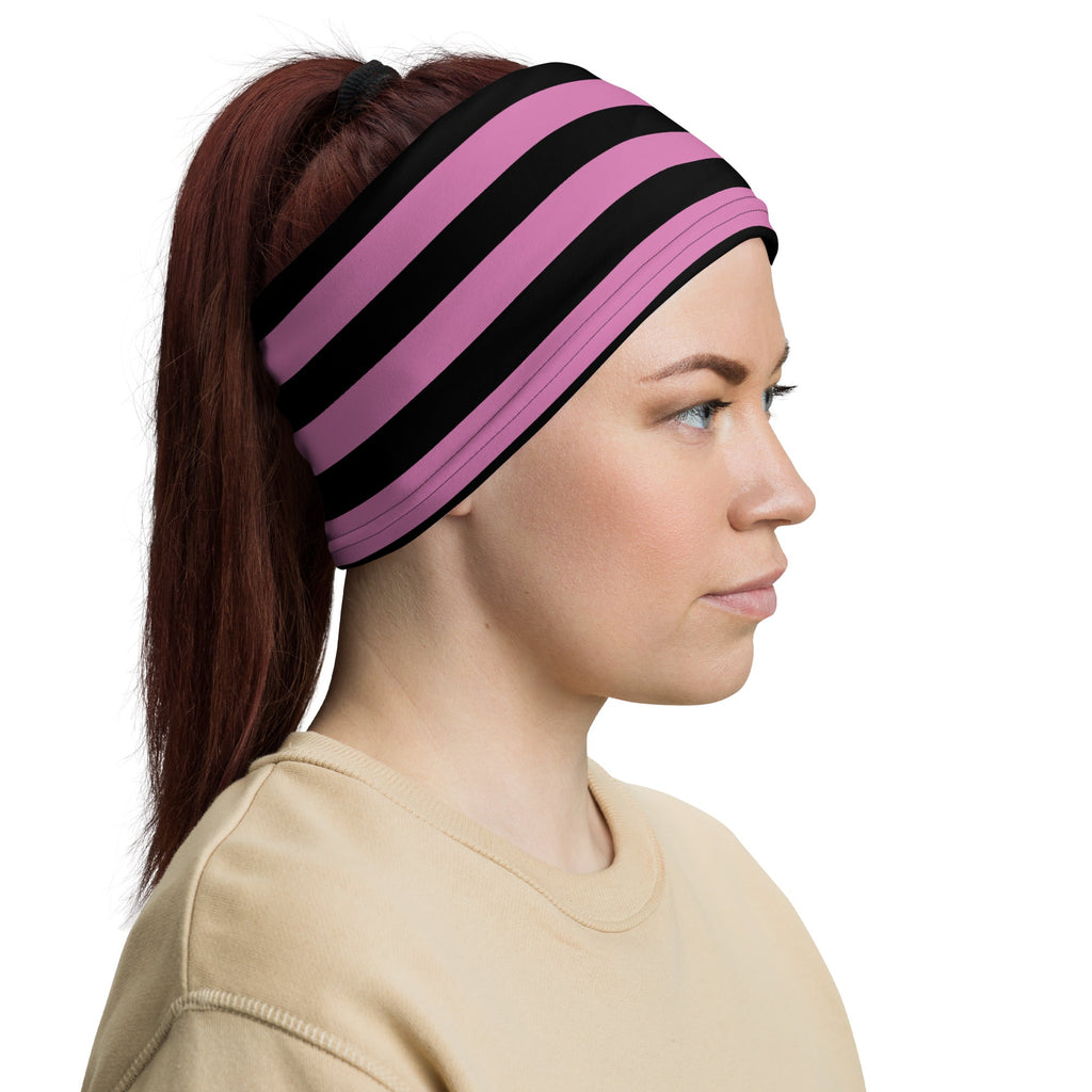 Pink Bars Neck Gaiter