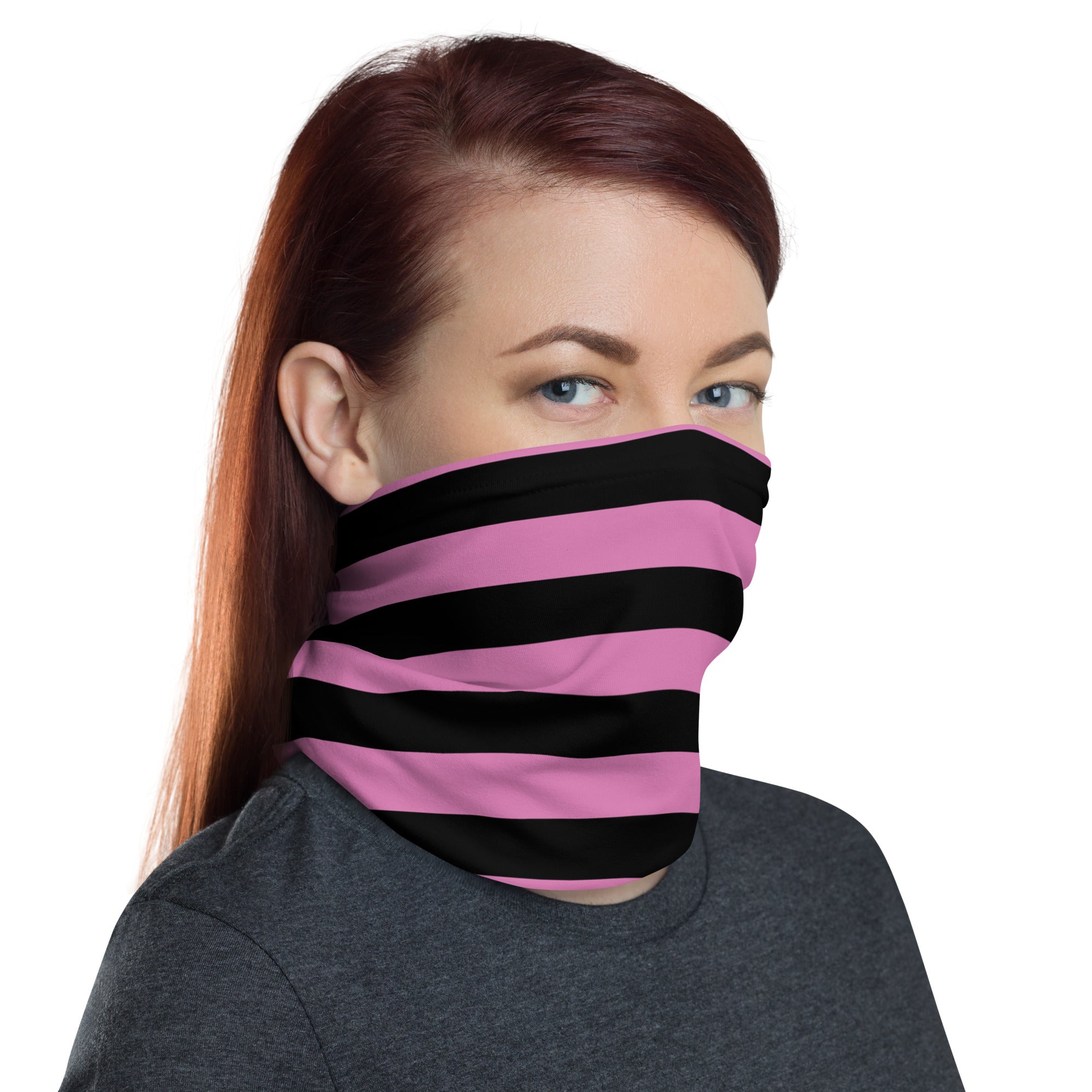 Pink Bars Neck Gaiter