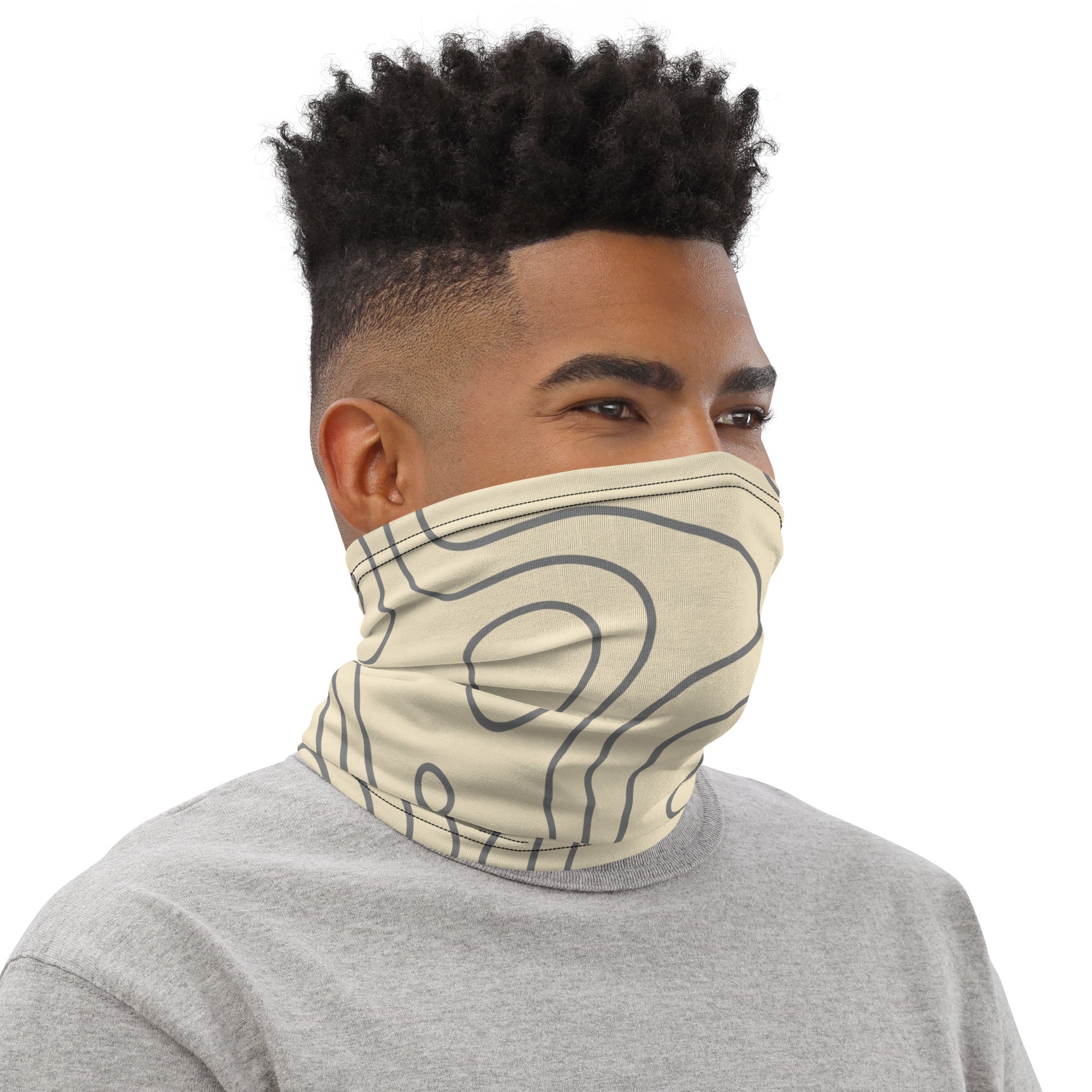 Natural Topo Neck Gaiter