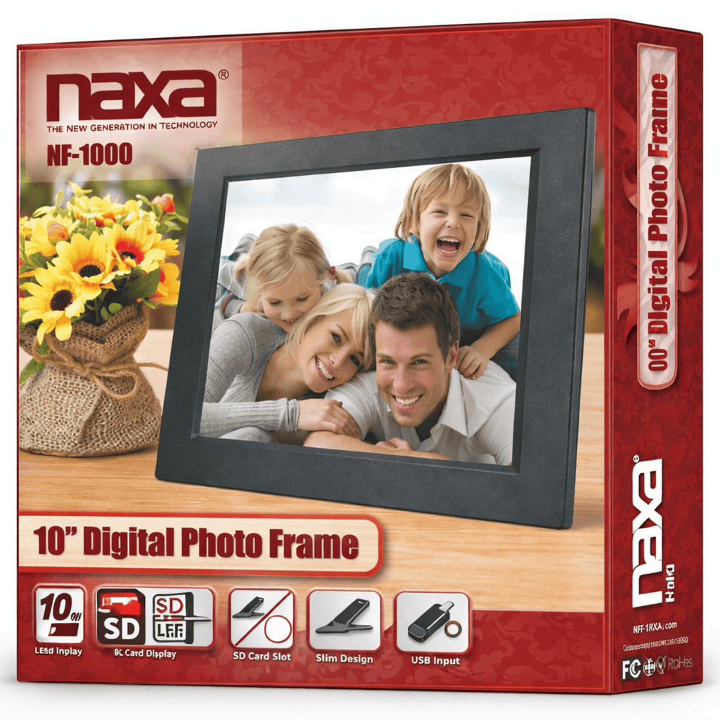 Naxa 10.1" Digital Photo Frame - Refurbished