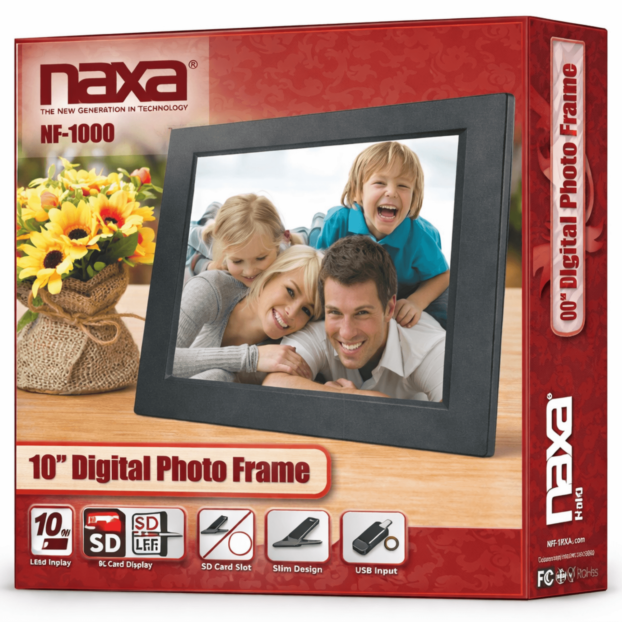Naxa 10.1" Digital Photo Frame - Refurbished