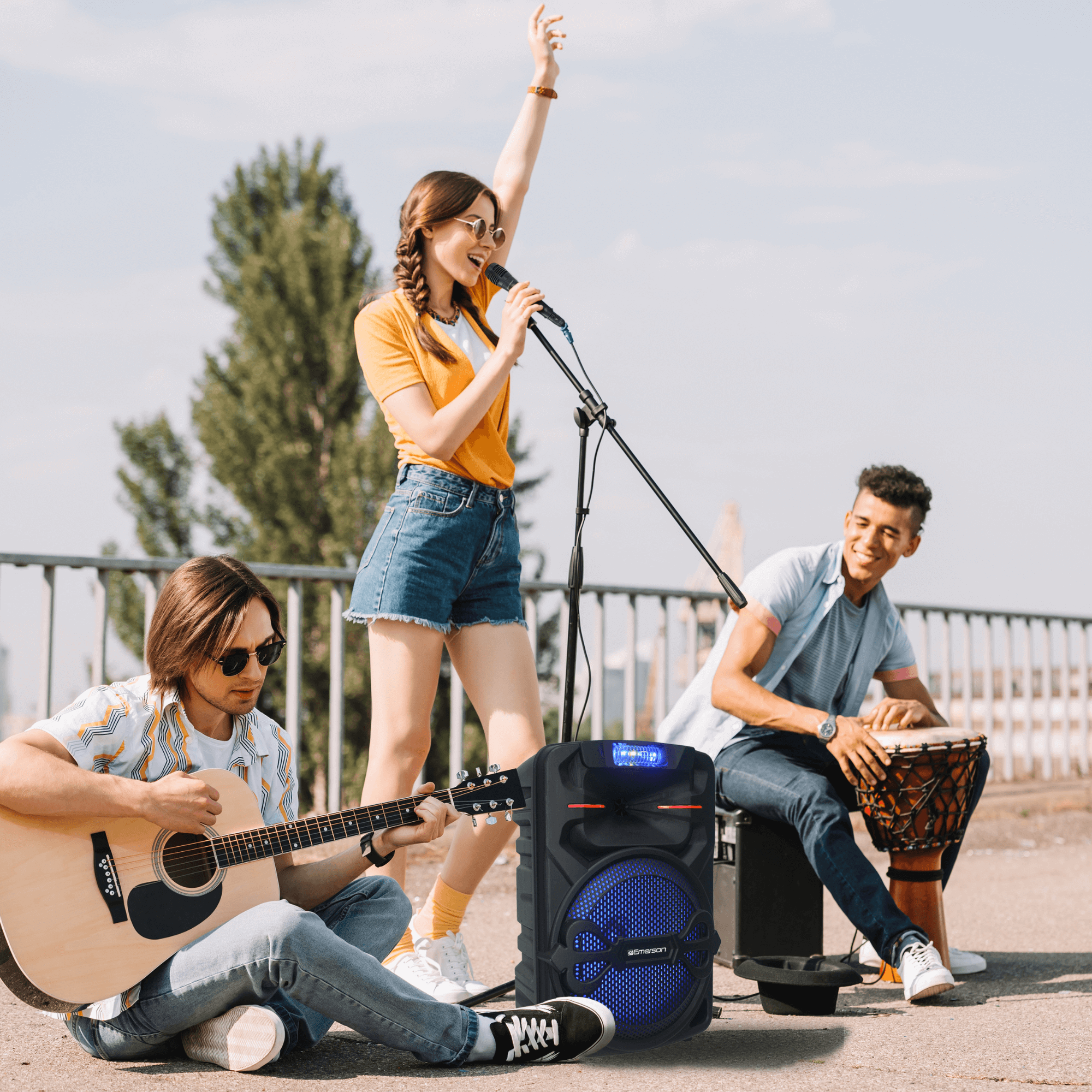 Emerson Portable 12" Bluetooth Party Speaker