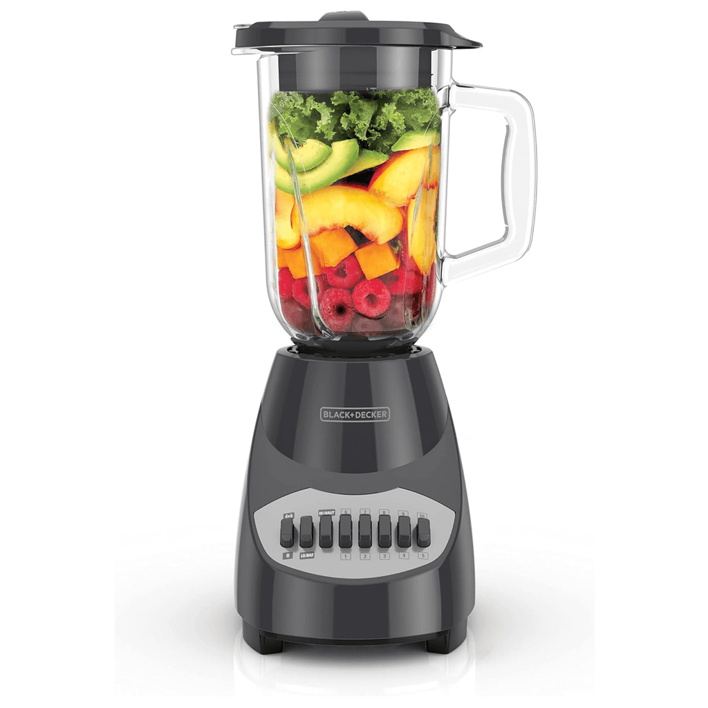 Black & Decker 10-Speed 700W 4-Blade Countertop Glass Jar Blender