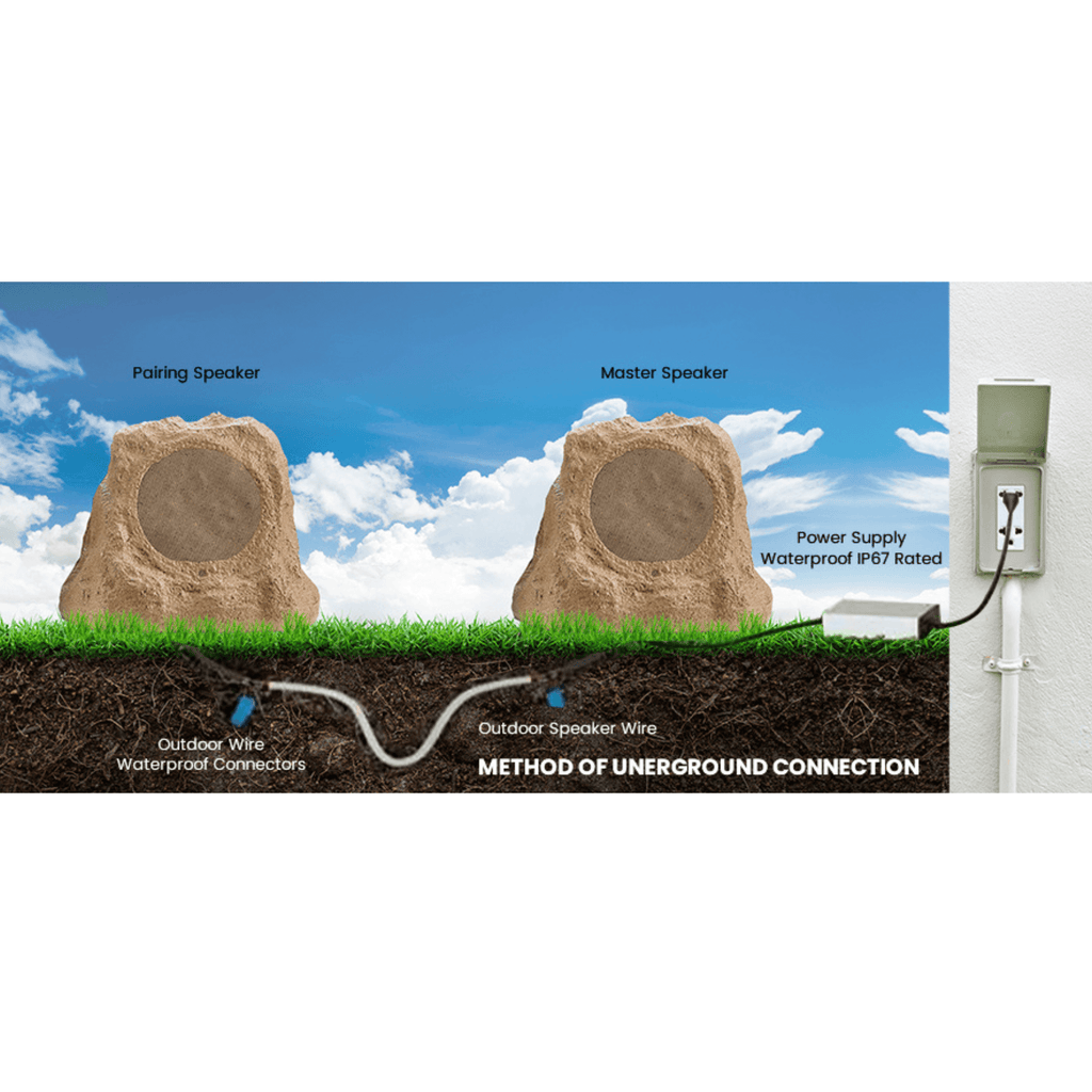 SoundPro BT Solar-Charge Rock Speaker Canyon Sandstone - Refurbished