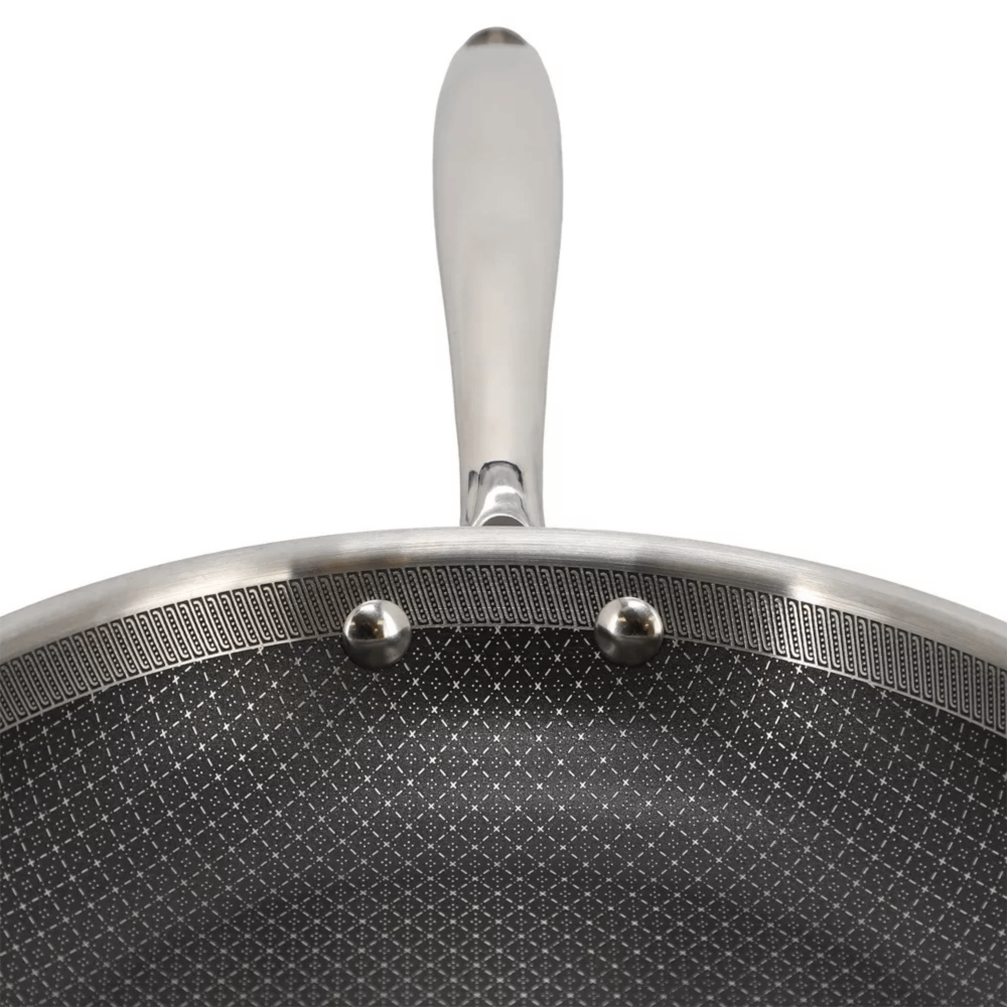 Better Chef 12-Inch 3-Ply Stainless Steel Nonstick Fry Pan with Rolled Edge
