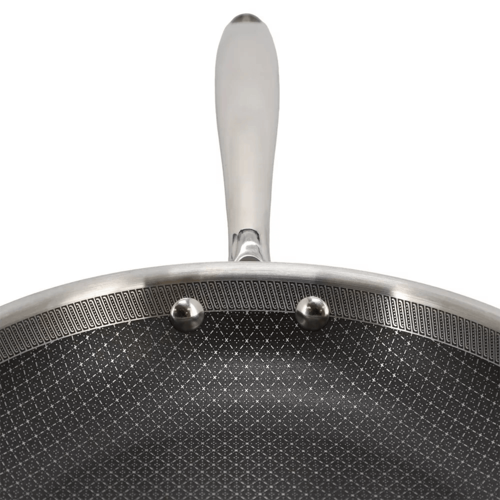 Better Chef 8-Inch 3-Ply Stainless Steel Nonstick Fry Pan with Rolled Edge