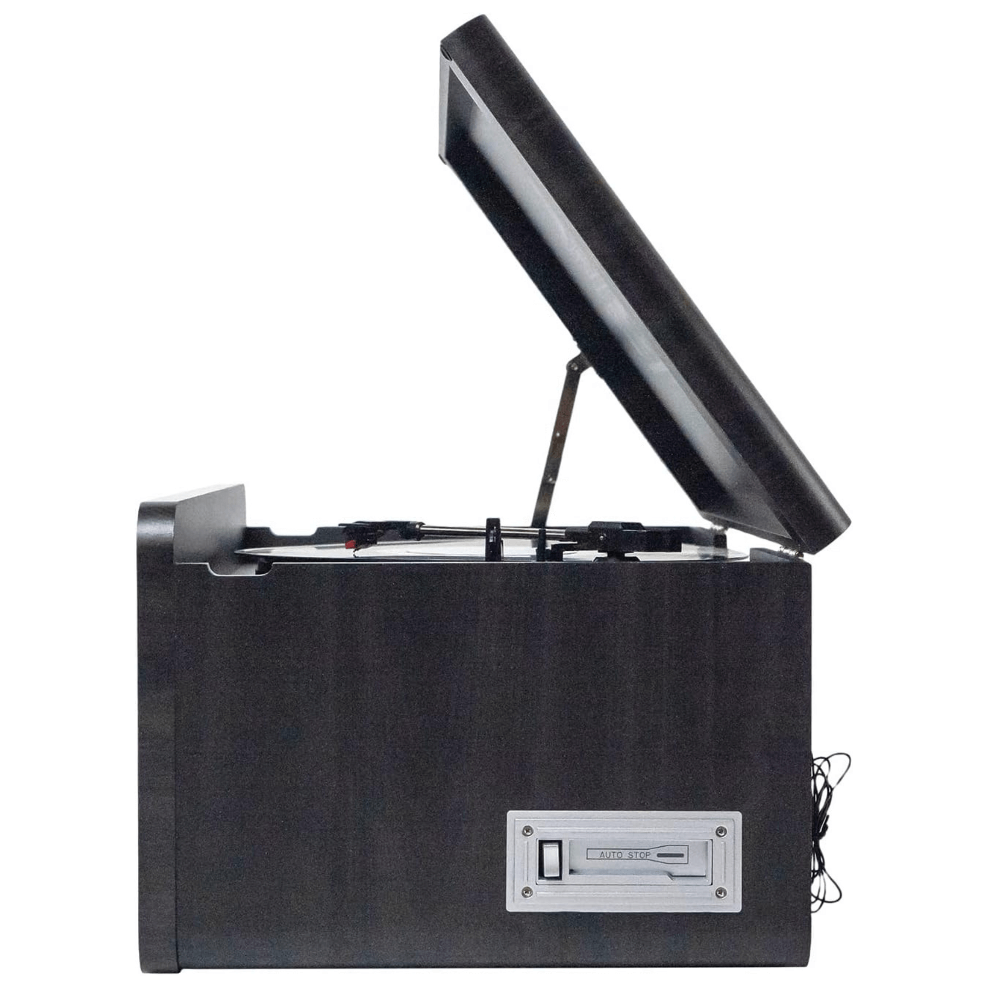 Victor Monument 8-in-1 Wood Music Center Graphite - Refurbished