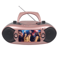 Emerson 7" Bluetooth TV DVD Boombox Rose Gold - Refurbished